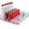 UPOWY Drink Organizer Refrigerator Can Dispenser 5‑Row Metal-2