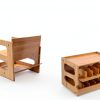 Coanto Upgraded Cat Food Organizer, Cat Food Can Organizer, Can Organizer for Pantry, Cat Food Storage, Bamboo, Holds 36 (3oz) Cans-2