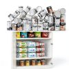 Can Storage Organizer VEGEVIGI 3-Tier Clear Plastic Rack Detachable-4