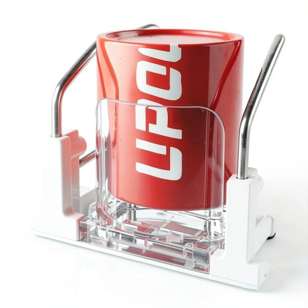 UPOWY Drink Organizer Refrigerator Can Dispenser 5‑Row Metal-5