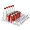 UPOWY Drink Organizer Refrigerator Can Dispenser 5‑Row Metal-0