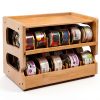Coanto Upgraded Cat Food Organizer, Cat Food Can Organizer, Can Organizer for Pantry, Cat Food Storage, Bamboo, Holds 36 (3oz) Cans-4