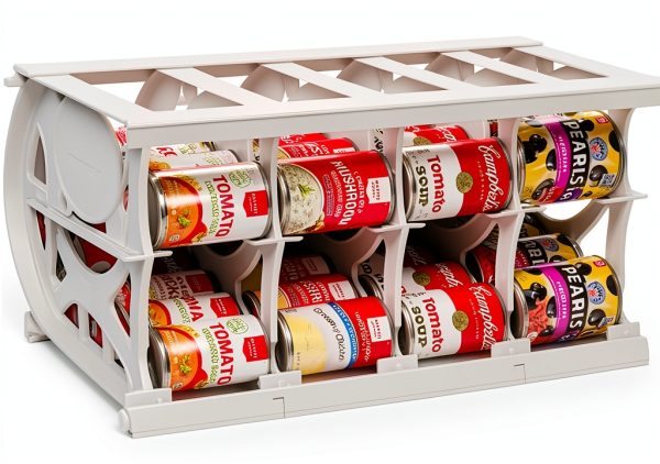 Shelf Reliance Cansolidator Pantry Plus Stackable 60‑Can Organizer-0