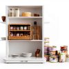 Coanto Upgraded Cat Food Organizer, Cat Food Can Organizer, Can Organizer for Pantry, Cat Food Storage, Bamboo, Holds 36 (3oz) Cans-3