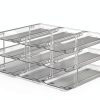 Can Storage Organizer VEGEVIGI 3-Tier Clear Plastic Rack Detachable-1